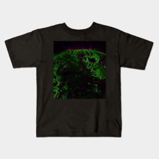 Black Panther Art - Glowing Edges 398 Kids T-Shirt